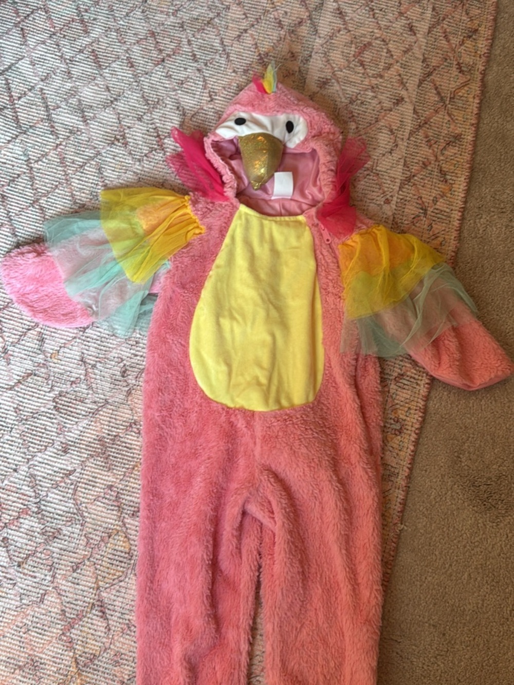 Size 2-3 years parrot bird Halloween costume